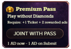 Premium Pass Skill Arena