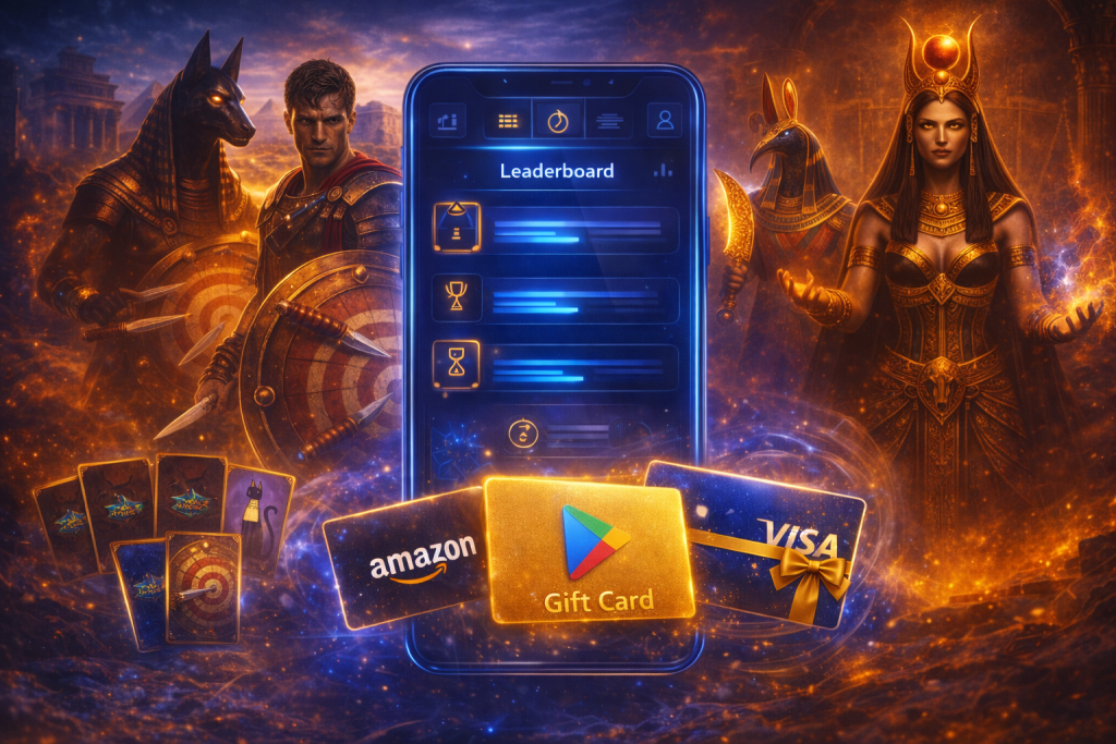 leaderboard games with prizes skill first competition not luck